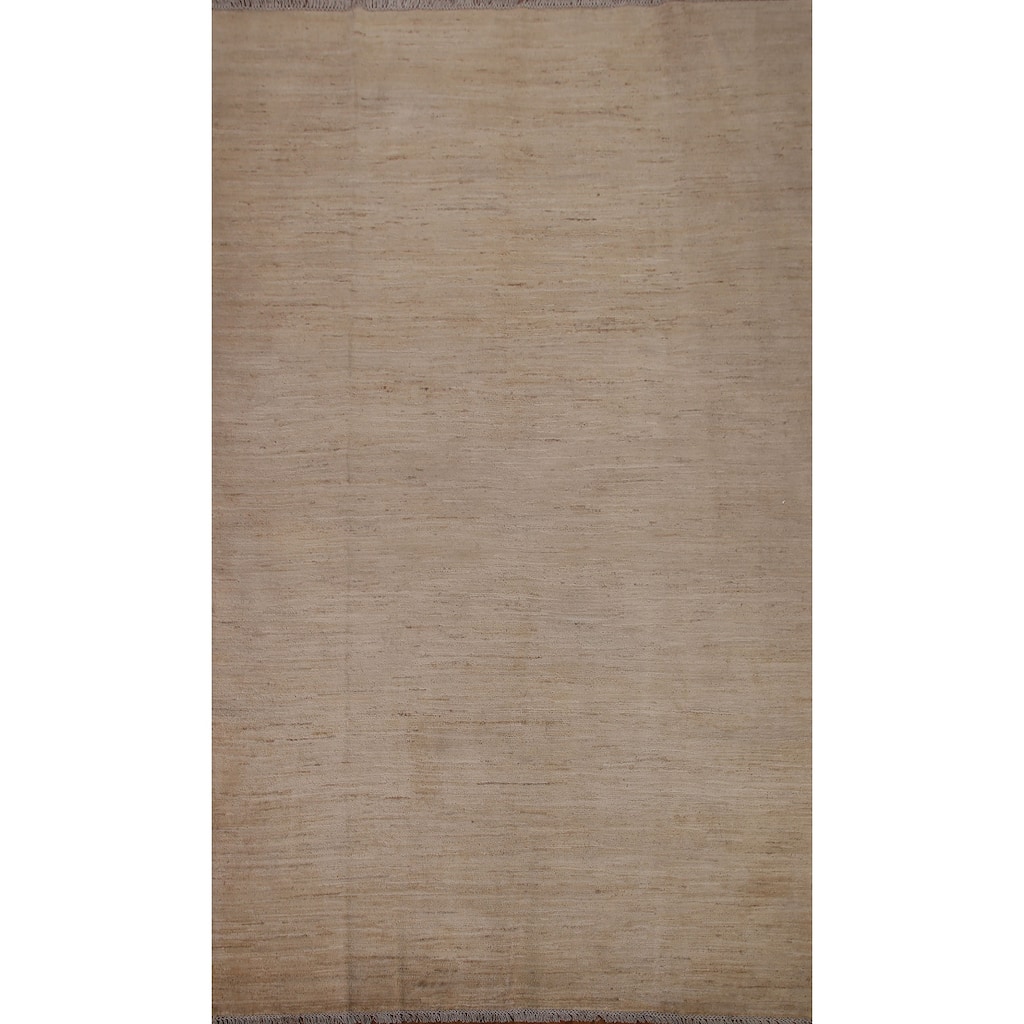 Gabbeh Kashkoli Oriental Area Rug Hand-knotted Wool Carpet - 6'7"x 9'6"