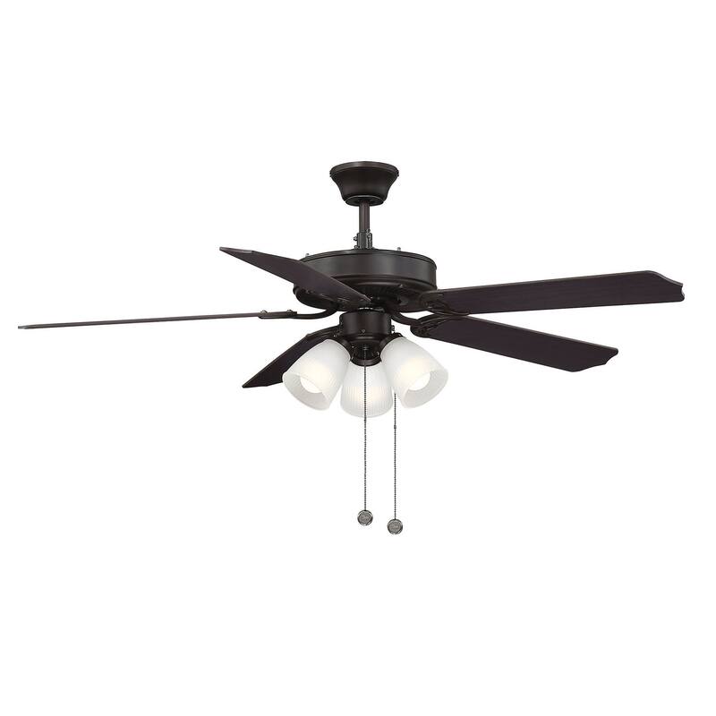 Bellevue SH2021 52" 5 Blade 3 Light Indoor LED Ceiling Fan
