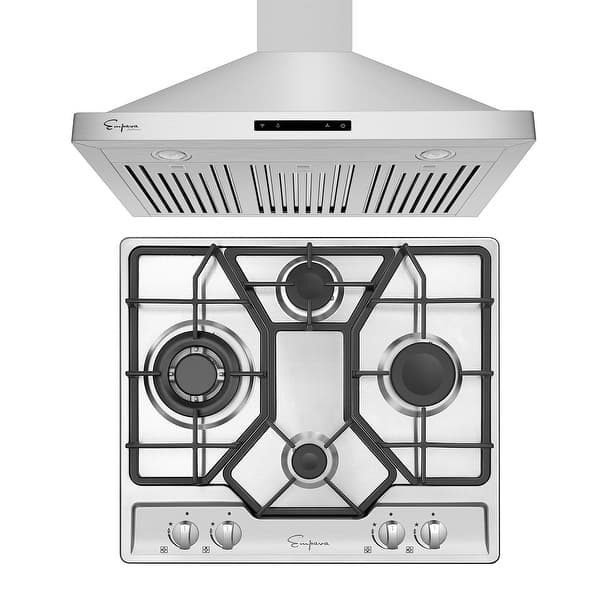 2 Piece Kitchen Appliances Packages Including 24" Gas Cooktop and 30