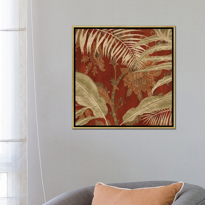 iCanvas "Tropical Garden I" by Chris Donovan Framed Canvas Print