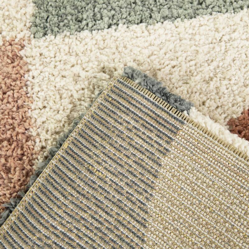 Smithson Geometric Shag Area Rug