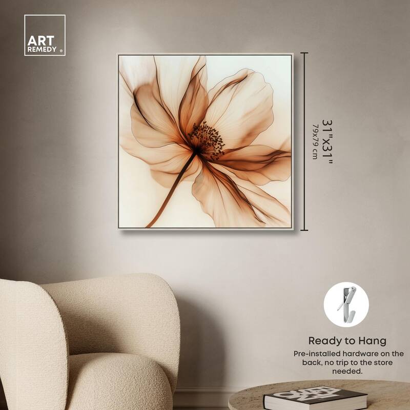 Fragile Elegance I Canvas by Art Remedy