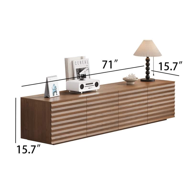 70.87" Mid Century Modern TV Stand for Living Room