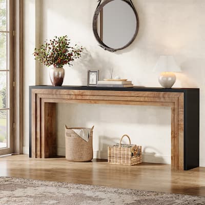 70.9 Inches Long Farmhouse Console Table for Entryway Hallway