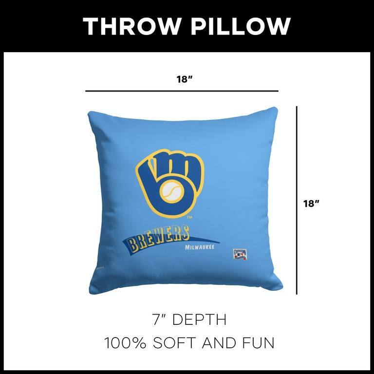 MLB CC Throwback 18 Inch Throw Pillow