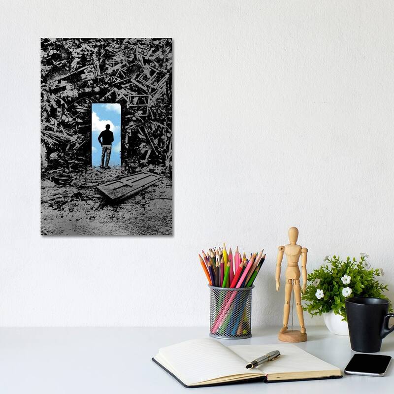 iCanvas "Optimist" by Rob Dobi Canvas Print - 12x8x0.75