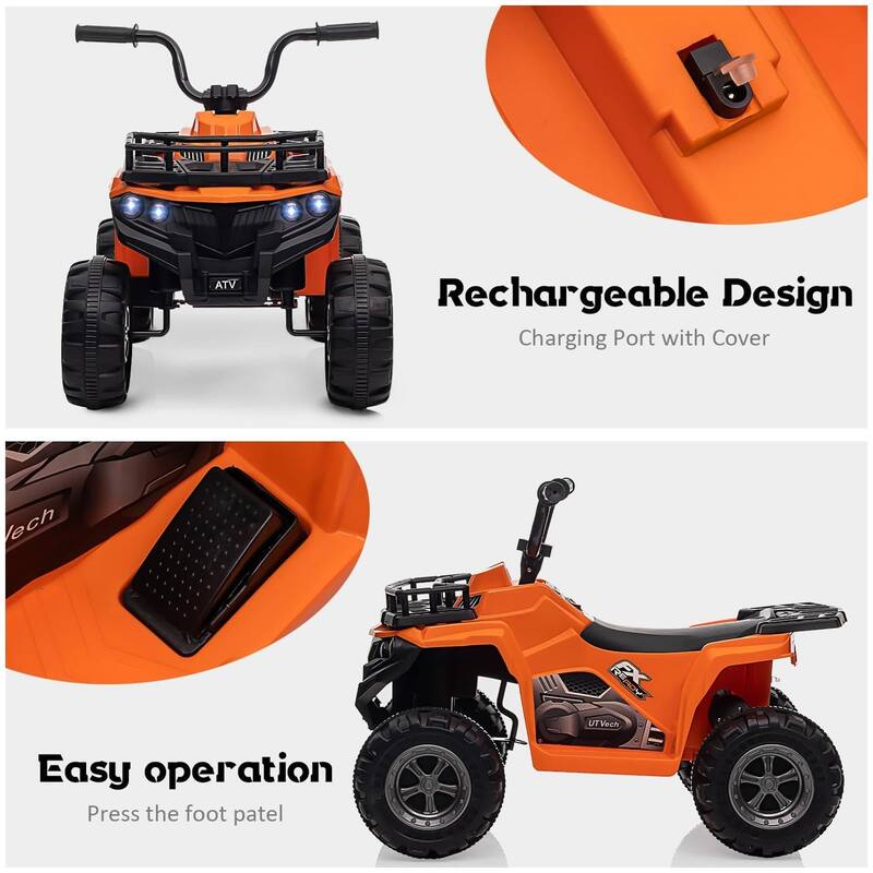 12V Kids Electric ATV Ride-On Car with Audio