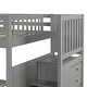 preview thumbnail 9 of 9, Full Over Full Bunk Bed with Twin Trundle and 4 Storage Drawers
