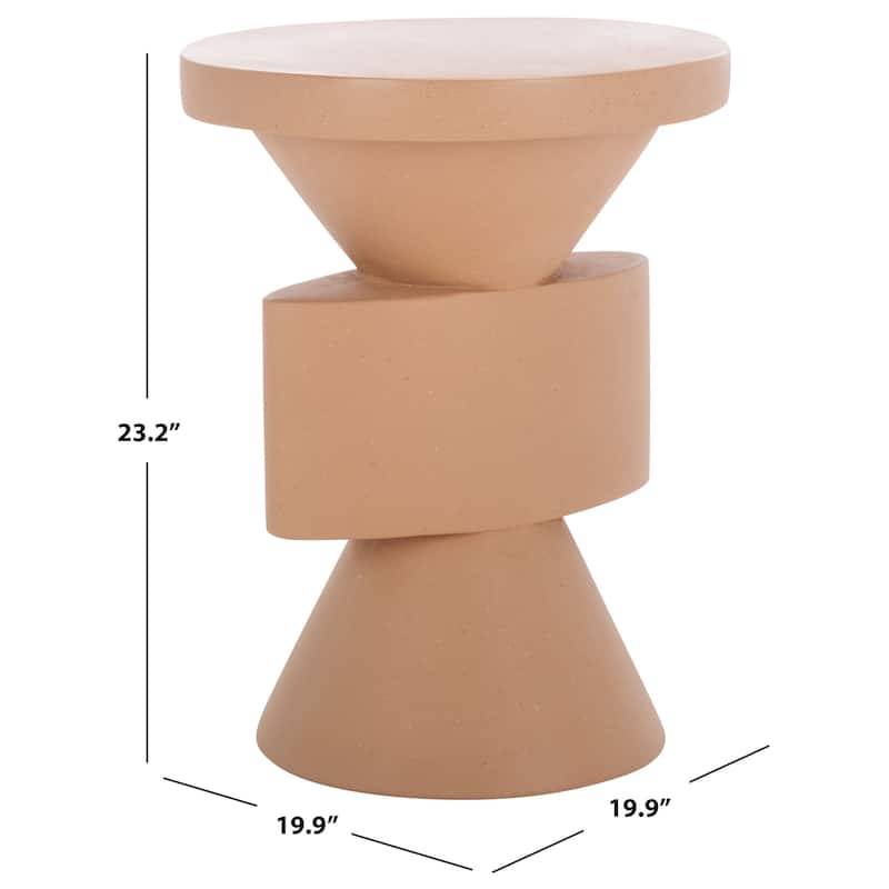 SAFAVIEH Malix Accent Table (Fully Assembled) - 20"W x 20"D x 23"H