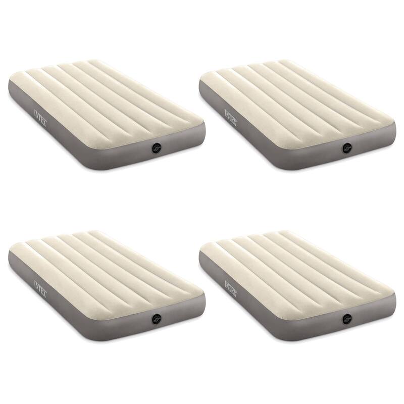 Intex Dura-Beam Standard Series Single Inflatable Air Mattress, Twin (4 Pack) - 5