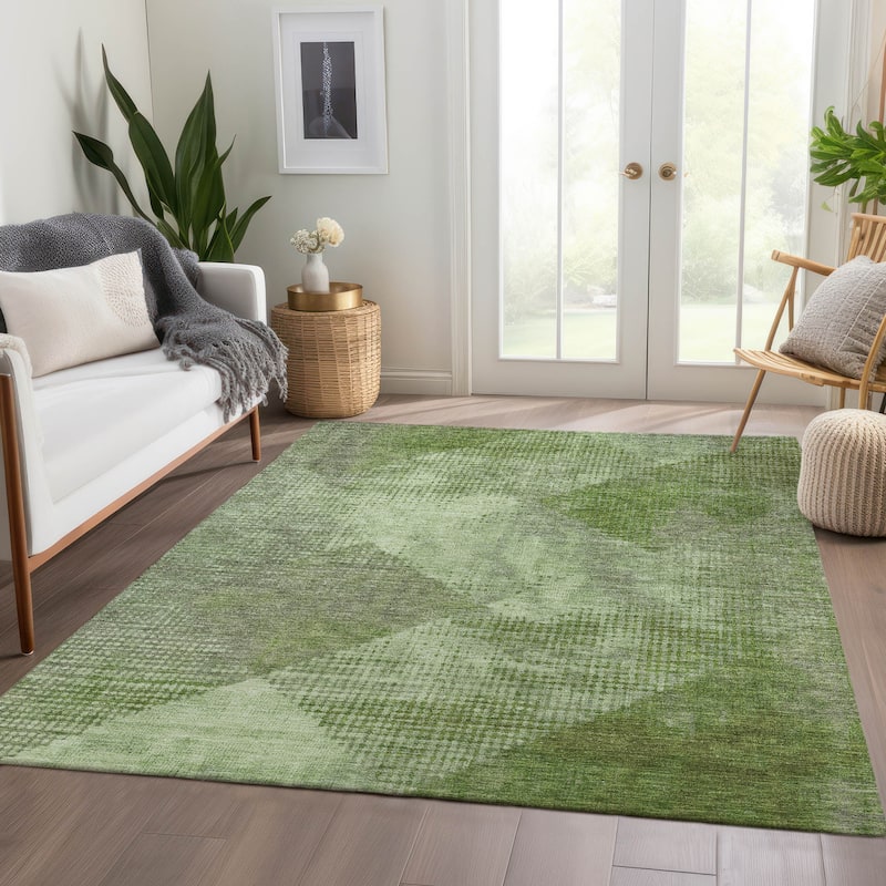 Premium Washable Super Soft Vintage Geo Mayfield Rug