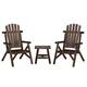 Option Brown 3 Piece 26.8" x 33.9" x 40.6"