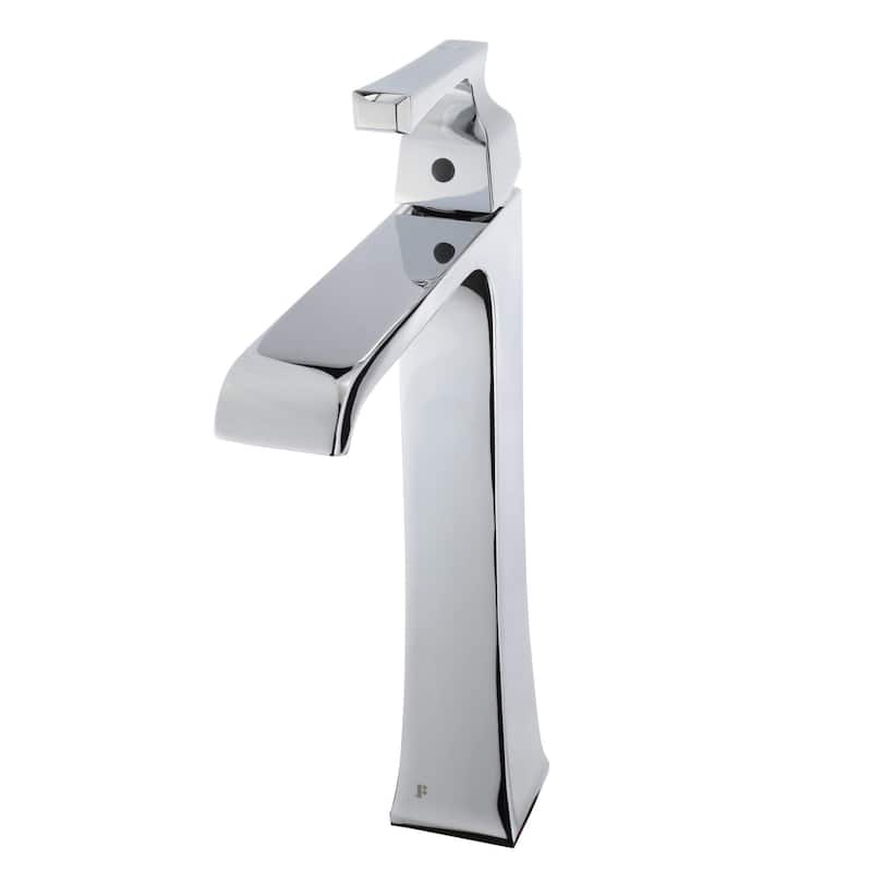 Fine Fixtures Arched Square Single Hole Vessel Sink Bathroom Faucet