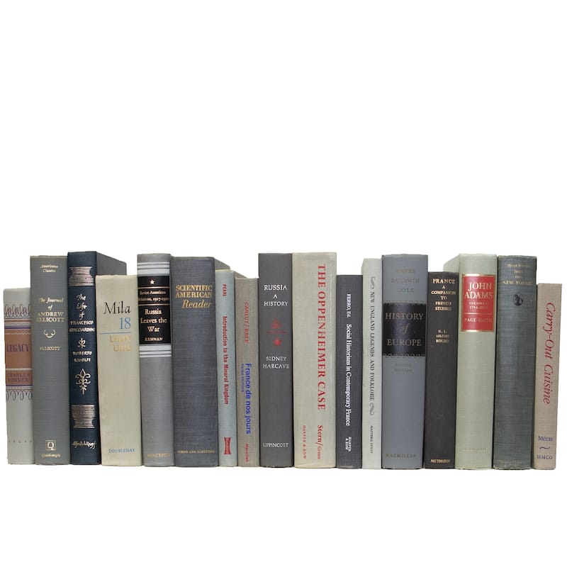 Books Grey Decorative Accessories: Vintage Granite Color By The Foot