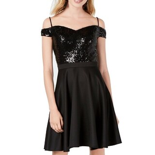 morgan and co black dress