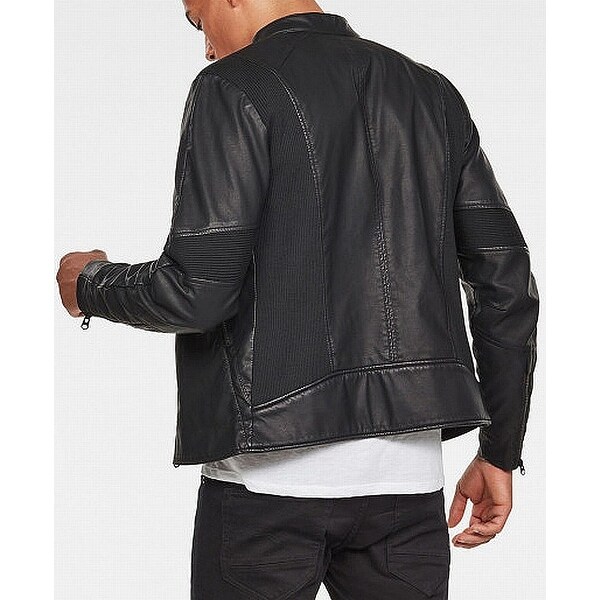 g star mens leather jacket