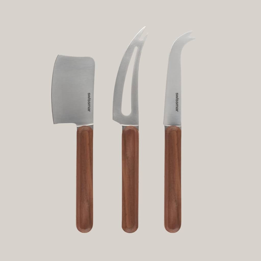 Swissmar Timber Cheese Knife 3 Piece Set