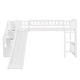 preview thumbnail 6 of 28, Twin Loft Bed with Slide, Drawers & Storage Stairs - Ideal for Kids