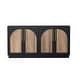 preview thumbnail 12 of 16, Double Layered 4 Doors Cabinet Modern Arched Design Storage Cabinet