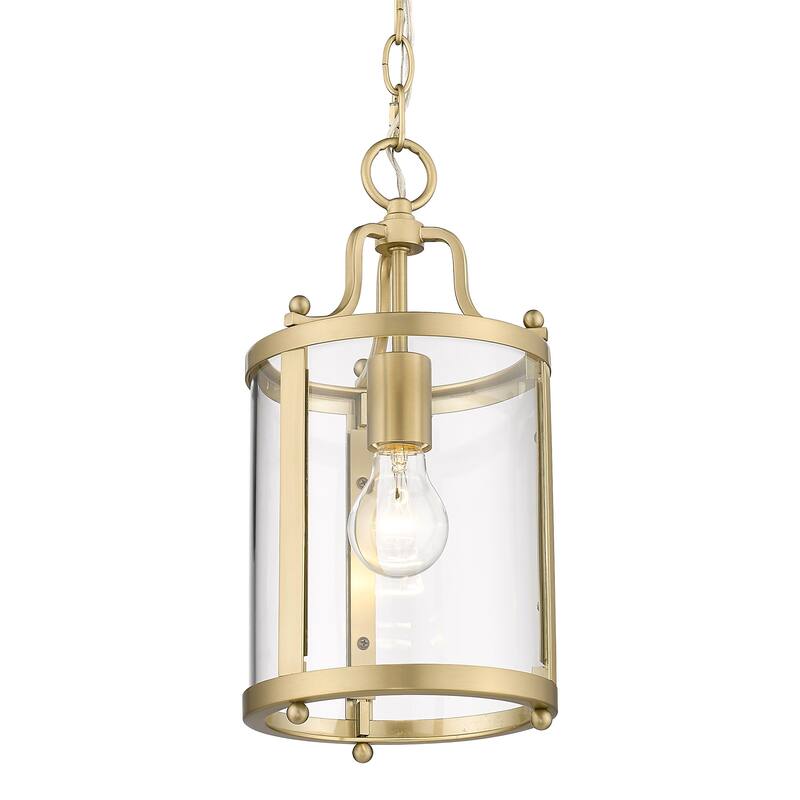 Golden Lighting Payton 1-light Pendant in Brushed Champagne Brass