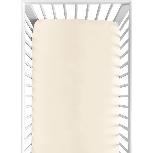 slide 2 of 6, Gold Girl or Boy Fitted Crib Sheet - Solid Color Yellow Gender Neutral Cotton For Boho Desert Sun Mountain Collection
