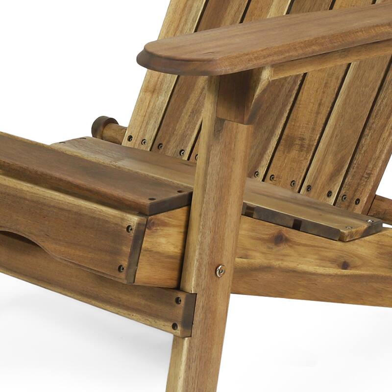 Malibu Outdoor Wood Folding Adirondack Chairs (Set of 4) by Christopher Knight Home