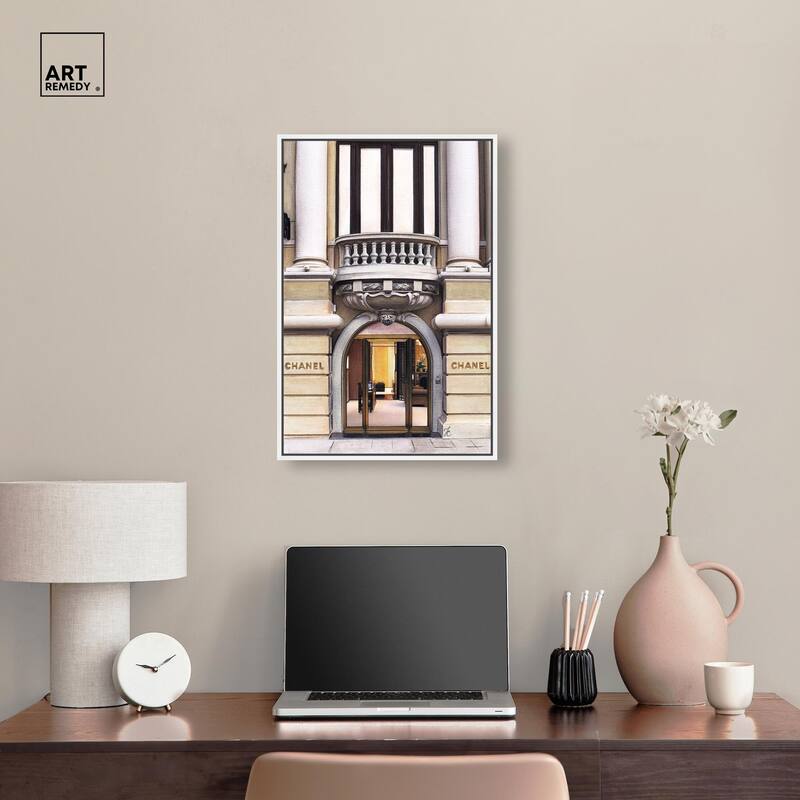 Expensive Store in Paris Canvas by Art Remedy