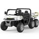 preview thumbnail 25 of 32, 24V 2 Seater Kids Ride On Dump Truck with Remote Control White