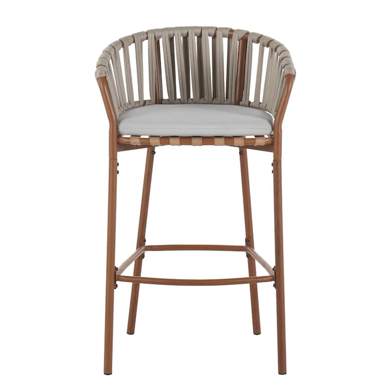 Christopher Knight Home - Marlow Outdoor Iron Barstool (Set of 2)