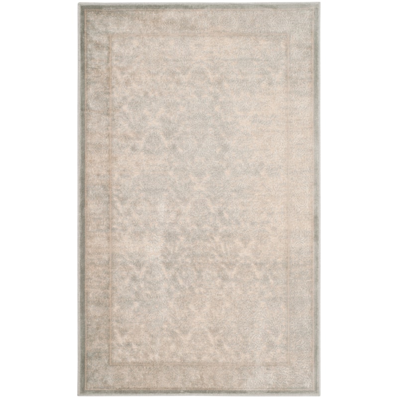 SAFAVIEH Paradise Marianka Modern Viscose Rug - 2'7" x 4' - Cream/Slate Blue
