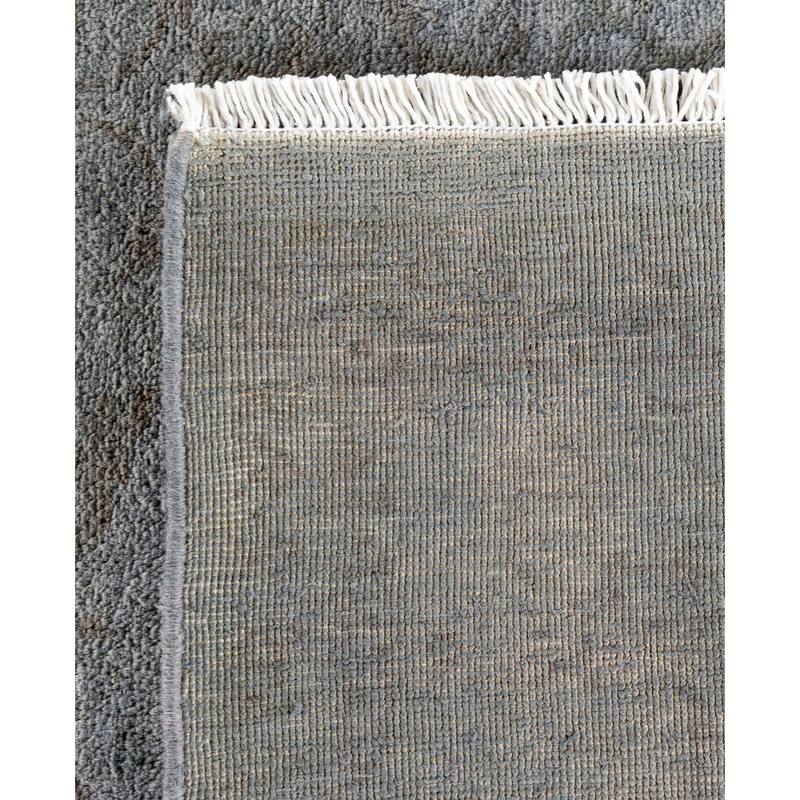 Overdyed One-of-a-Kind Hand-Knotted Area Rug - Gray - 8' 1" x 9' 8"