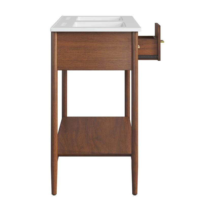 Zaire 18"/24"/30"/36"/48" Bathroom Vanity with White Sink Top