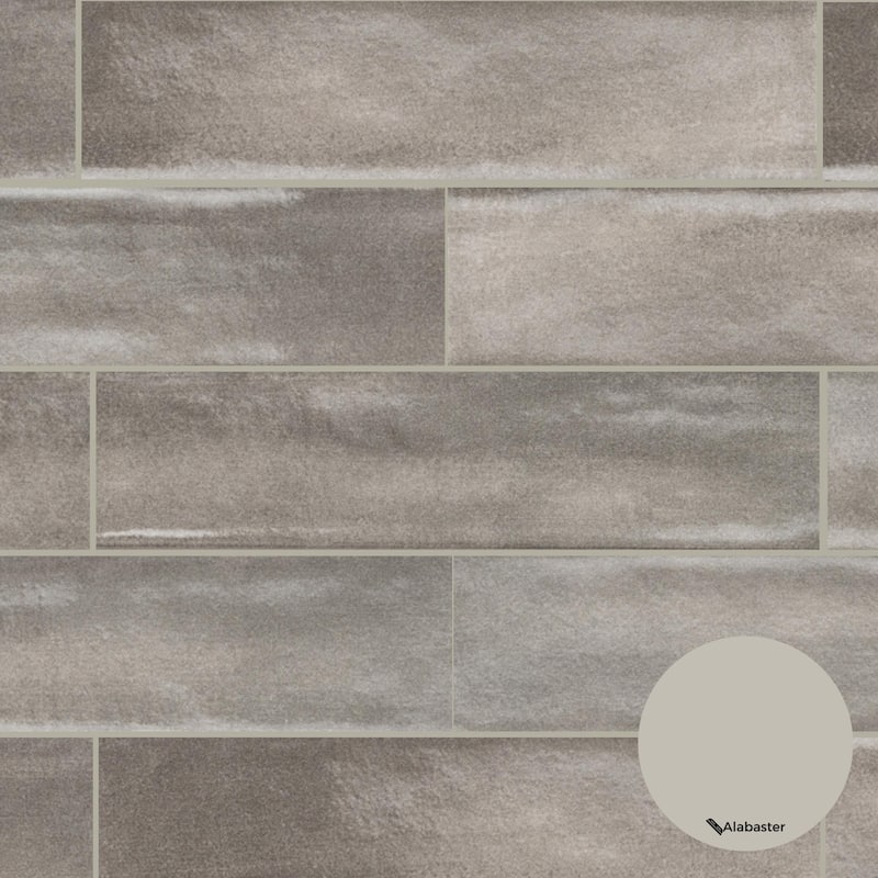 Battery Park 2.31x14.44 Tortora Glossy Porcelain Subway Wall Tile