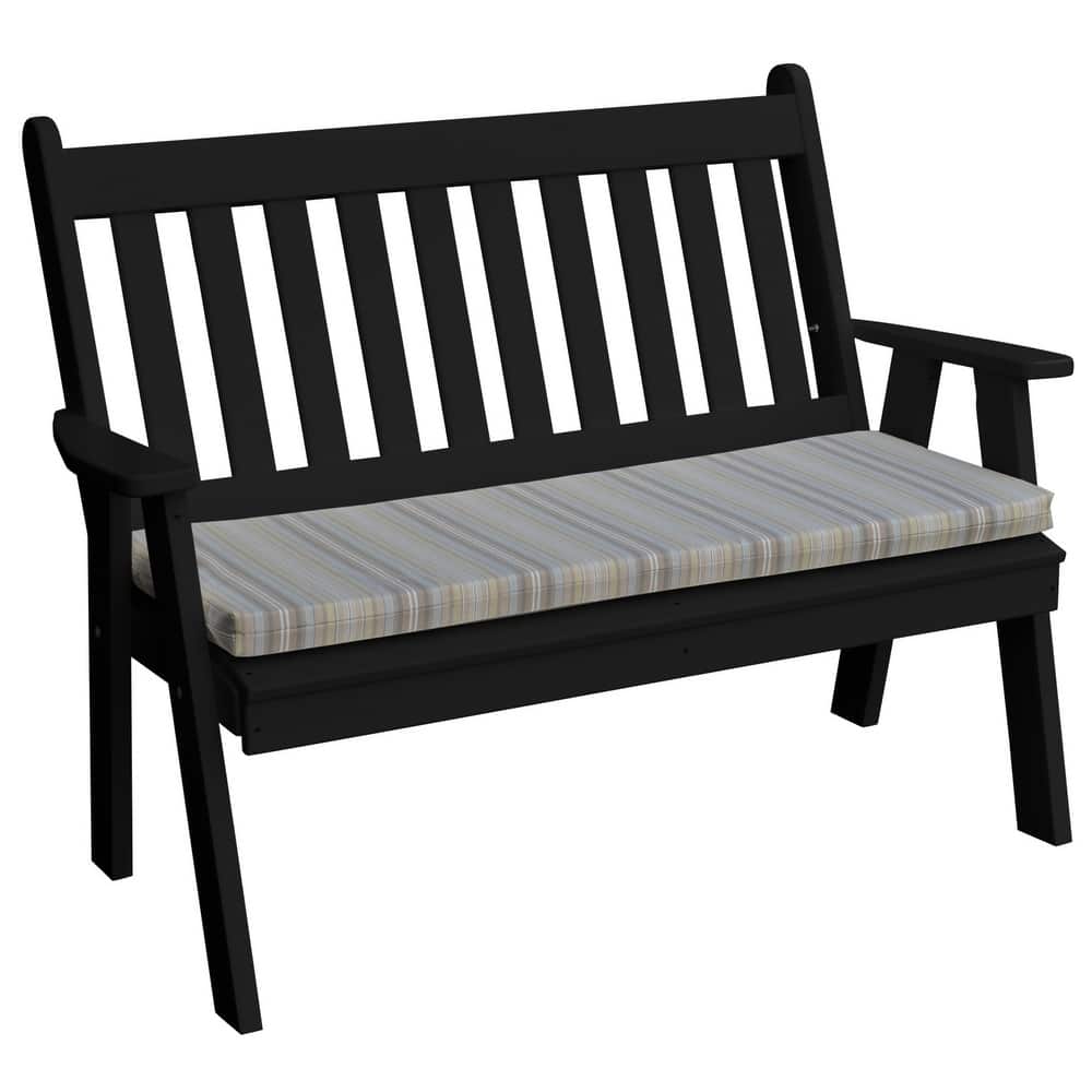 Poly 4' Traditional English Garden Bench