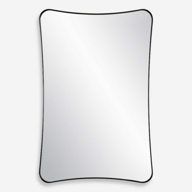 Uttermost Loudon Black Vanity Mirror - 22"W x 34"H x 1"D