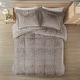 preview thumbnail 12 of 48, Leena Shaggy Faux Fur Comforter Set by Intelligent Design