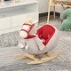 preview thumbnail 52 of 80, Rocking Motion Chair With Music Button For Kids - 24.75" L x 12.5" W x 20.5" H Horse