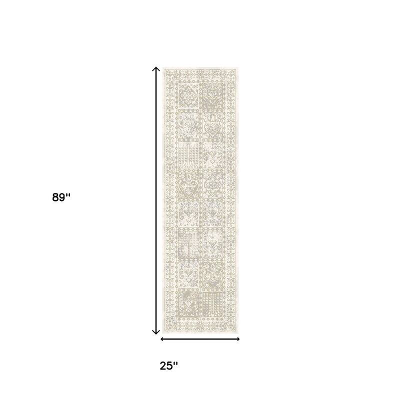 Cepaf Distressed Traditional Stain Resistant with Fringe Soft Durable Area Rug By HomeRoots