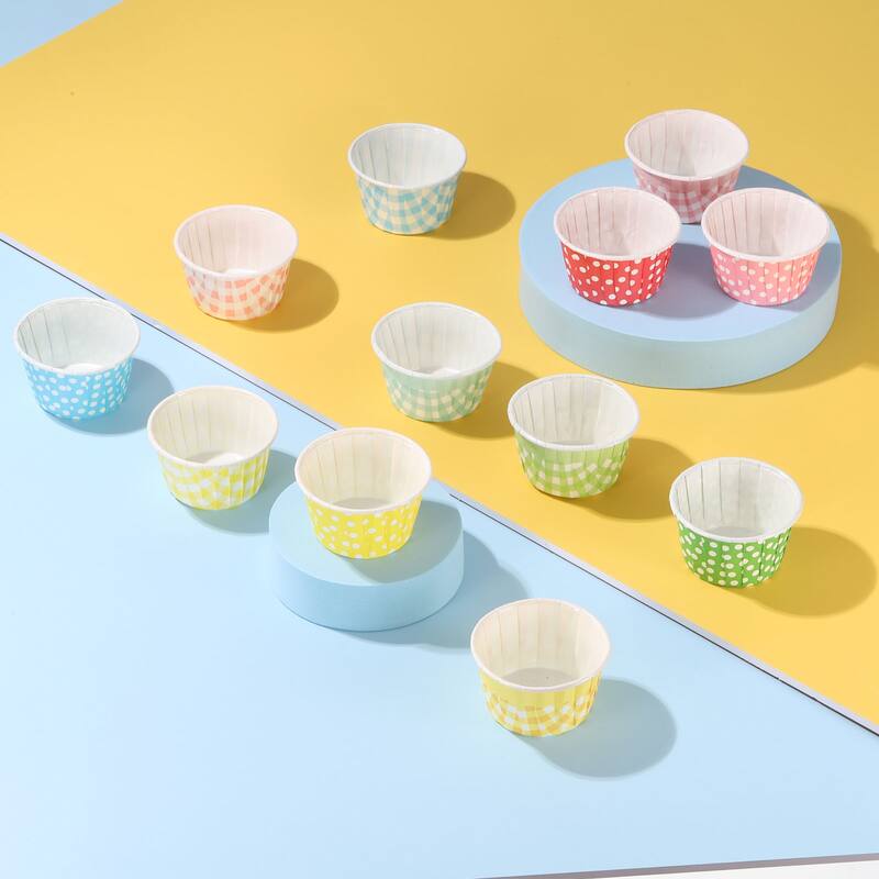 Mini Polka Dot Cupcake Liners, 50Pcs Cupcake Muffins Liners Holders