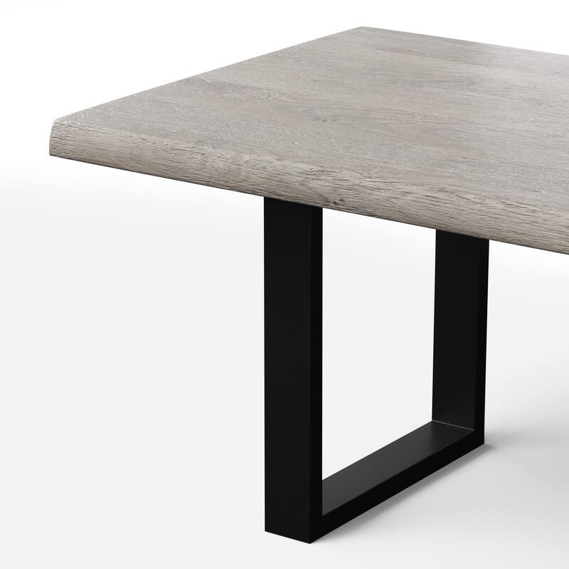 Urbia Brooks Solid Acacia Dining Table - U Base