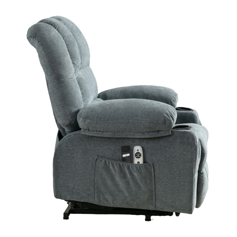 Power Electric Massage Lift Lounge Chair with Heating and Vibration, USB