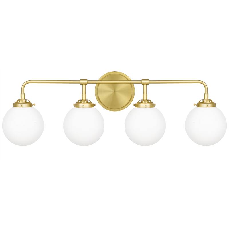 Landry 4-Light Bathroom Vanity Light in Satin Brass