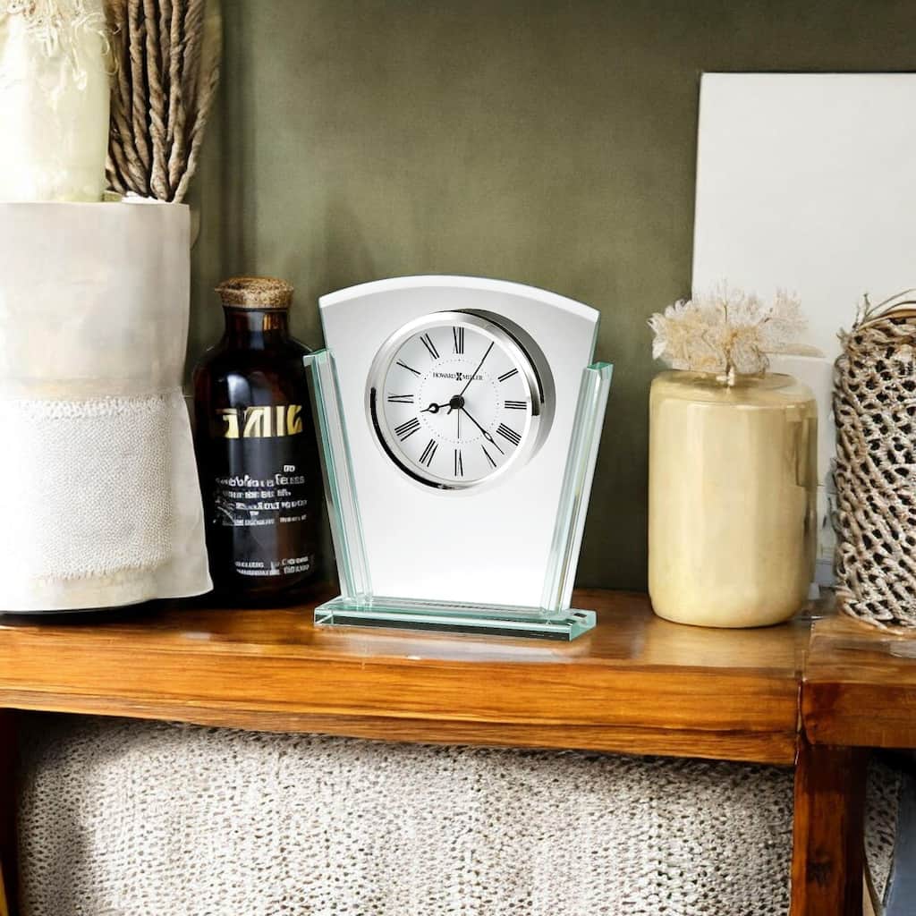 Howard Miller Granby Chic Bold Art Deco Vintage Table Clock