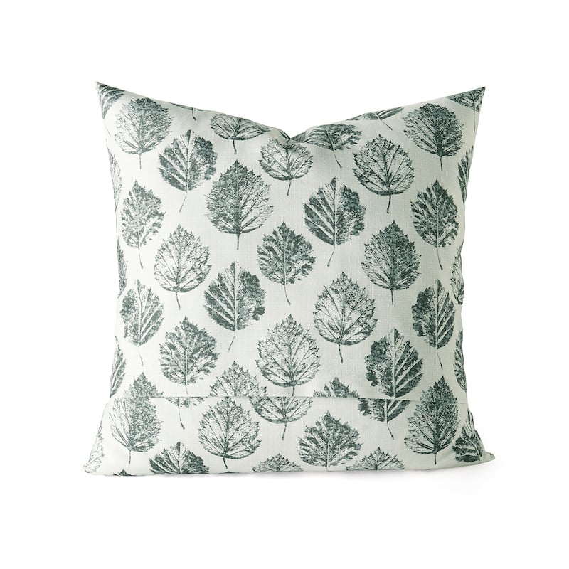 Exclusive Fabrics Printed Cotton Throw Pillow Covers 18 X 18 - Textured Decorative Pillow Covers (Set of 2)