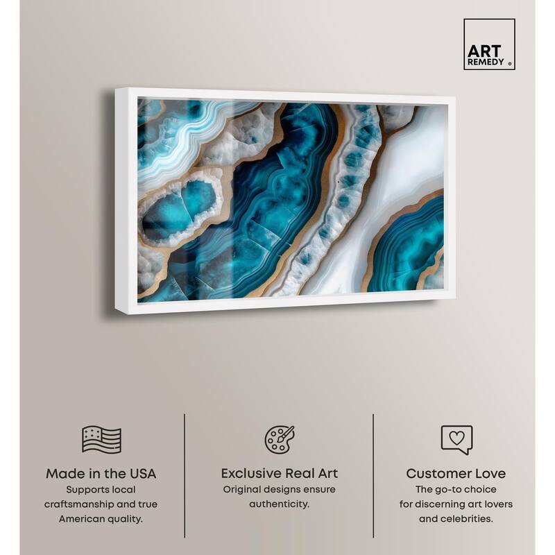 Opaline Undulation Shadowbox by Art Remedy