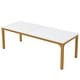 preview thumbnail 14 of 30, 78.74 Inches Rectangular Dining Table with Heavy-Duty Metal Legs (Only Table)
