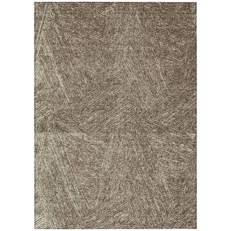 HomeRoots Abstract Transitional Rectangle Outdoor Rug
