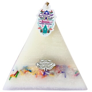 Selaluz Candles - Happy Birthday Crystal Pyramid Candle - Bed Bath ...