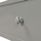 preview thumbnail 10 of 14, Functional Design Wood Bunk Bed with Trundle, Storage Staircases and Guardrails for Safety Guaranteed, Grey