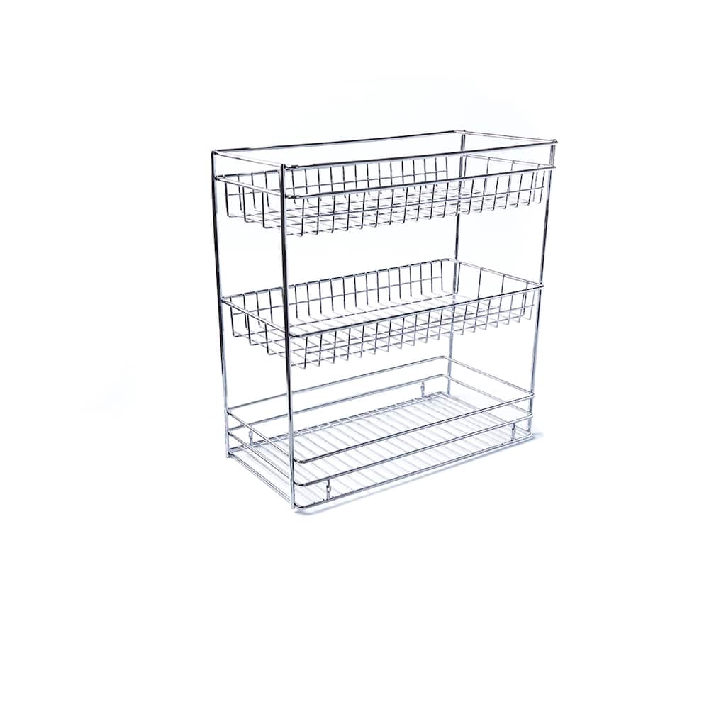 Kitchen Cabinet pull Out Basket 3 tier sliding organizer - N/A